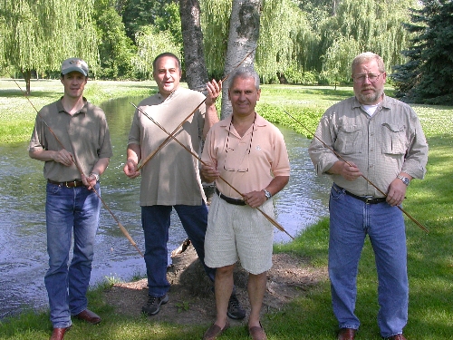 J.D. Wagner Cane Rod Making Class #1, 2004