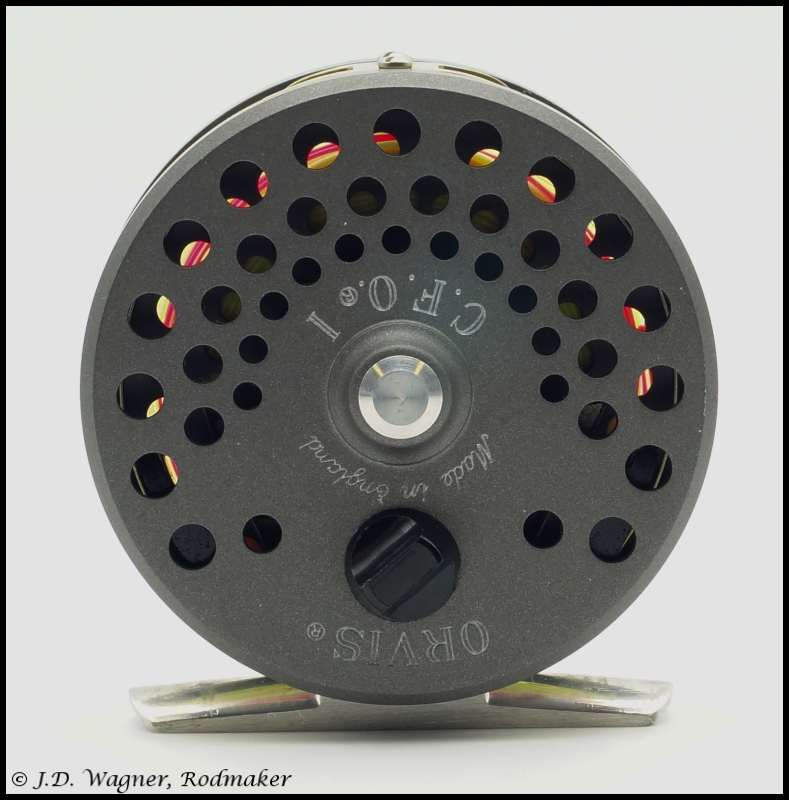 Vintage Orvis CFO Reel, J.D. Wagner, Agent