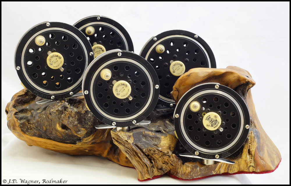 Rueben Heaton Model 38 Alloy Fly Reel with Patented Sliding Line