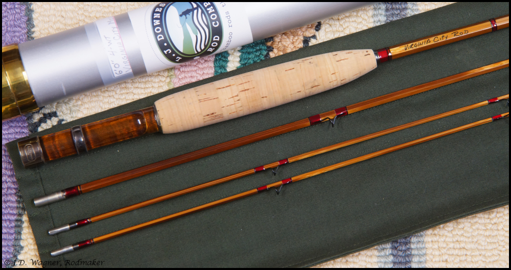 L.J. Downes Bamboo Flyrod, J.D. Wagner, Agent