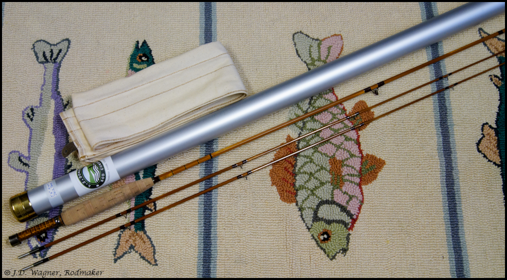 L.J. Downes Bamboo Flyrod, J.D. Wagner, Agent