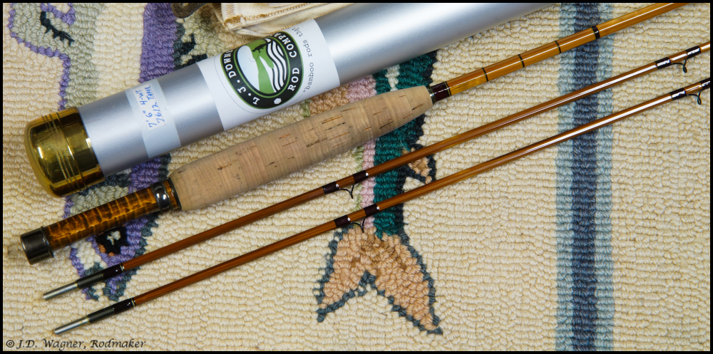 L.J. Downes Bamboo Flyrod, J.D. Wagner, Agent