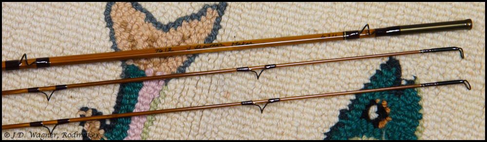 L.J. Downes Bamboo Flyrod, J.D. Wagner, Agent