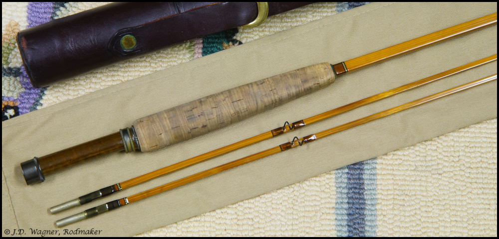 L.J. Downes Bamboo Flyrod, J.D. Wagner, Agent