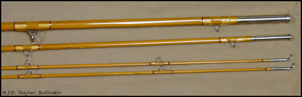 L.J. Downes Bamboo Flyrod, J.D. Wagner, Agent