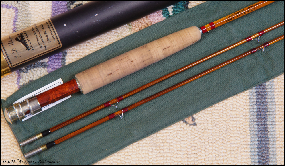 Vintage Wagner Bamboo Rod, J.D. Wagner, Maker