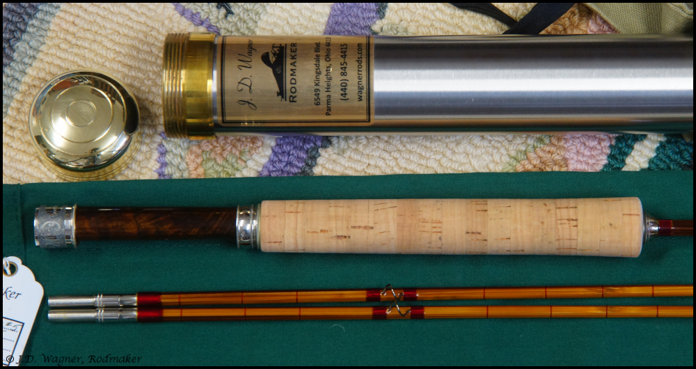 Vintage Wagner Classic Series Bamboo Rod, J.D. Wagner, Maker