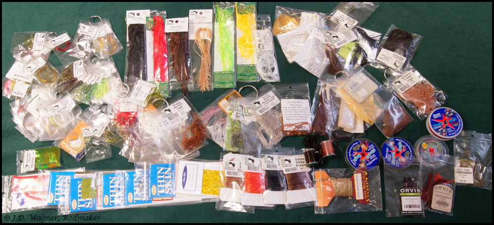 Fly Tying Materials, J.D. Wagner, Agent