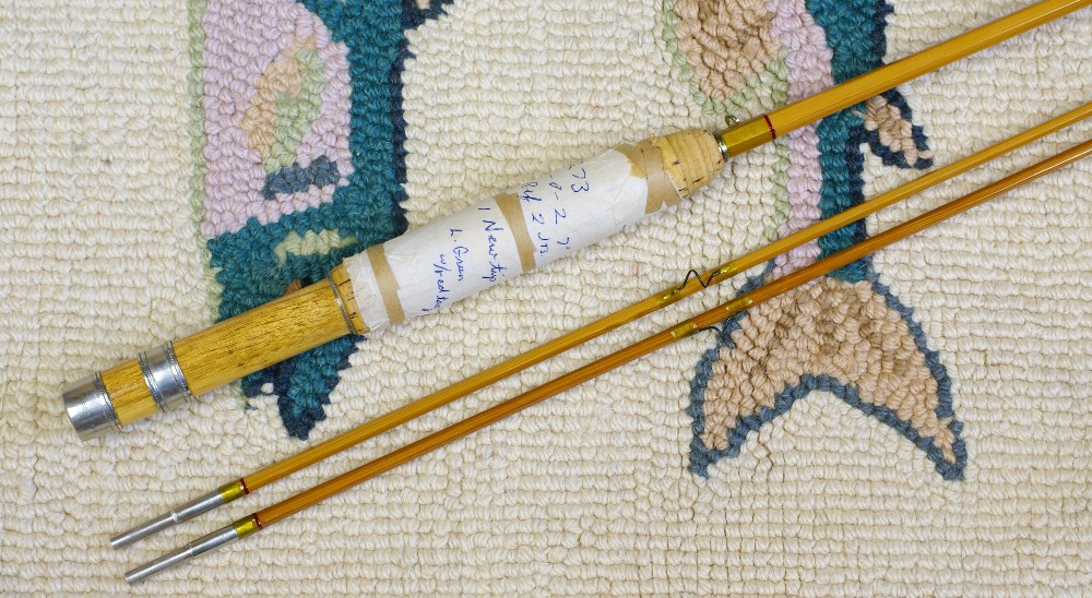 Vintage Leonard Catskill Flyrod, J.D. Wagner, Agent