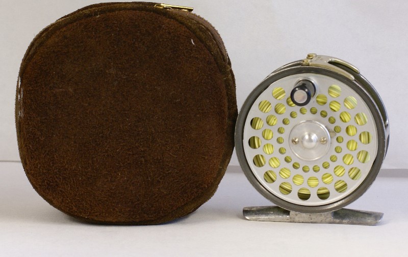 Vintage Hardy Fly reel, J.D. Wagner, agent