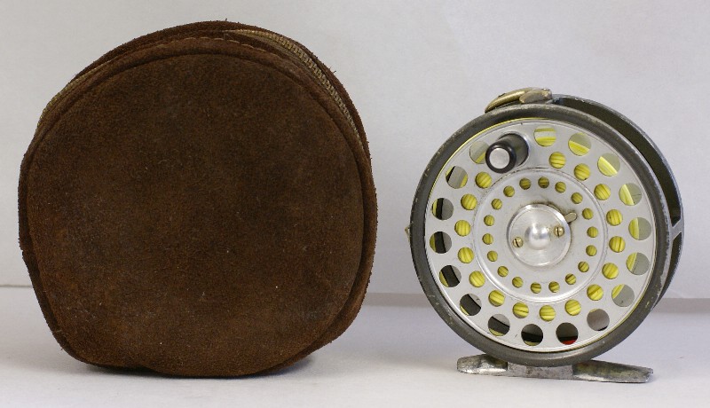 Vintage Hardy Fly reel, J.D. Wagner, agent