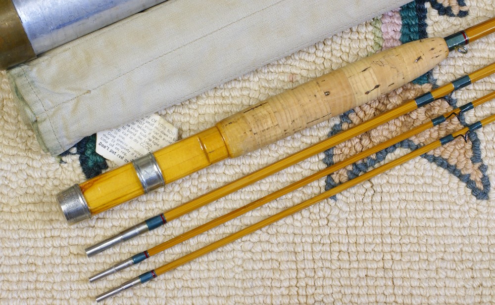 Vintage Leonard Catskill Flyrod, J.D. Wagner, Agent