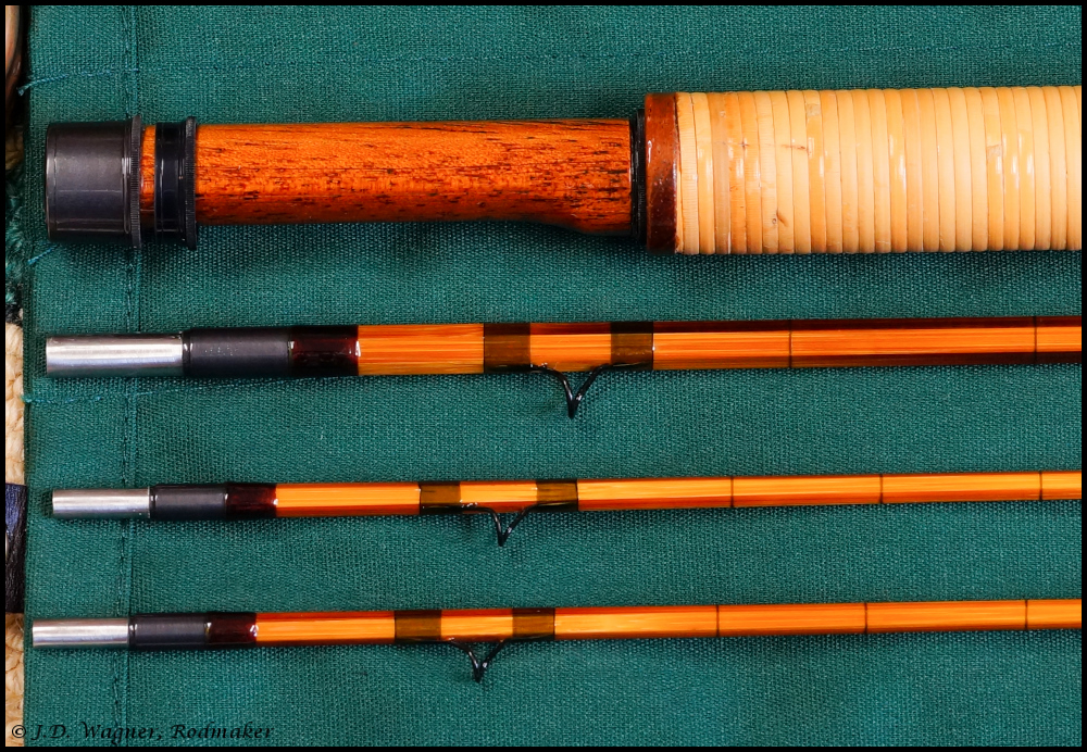 Vintage J.D. Wagner Cane Rod, J.D. Wagner, Rodmaker