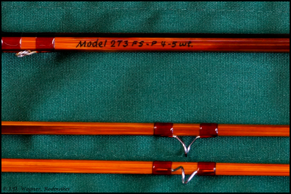 Vintage J.D. Wagner Cane Rod, J.D. Wagner, Rodmaker