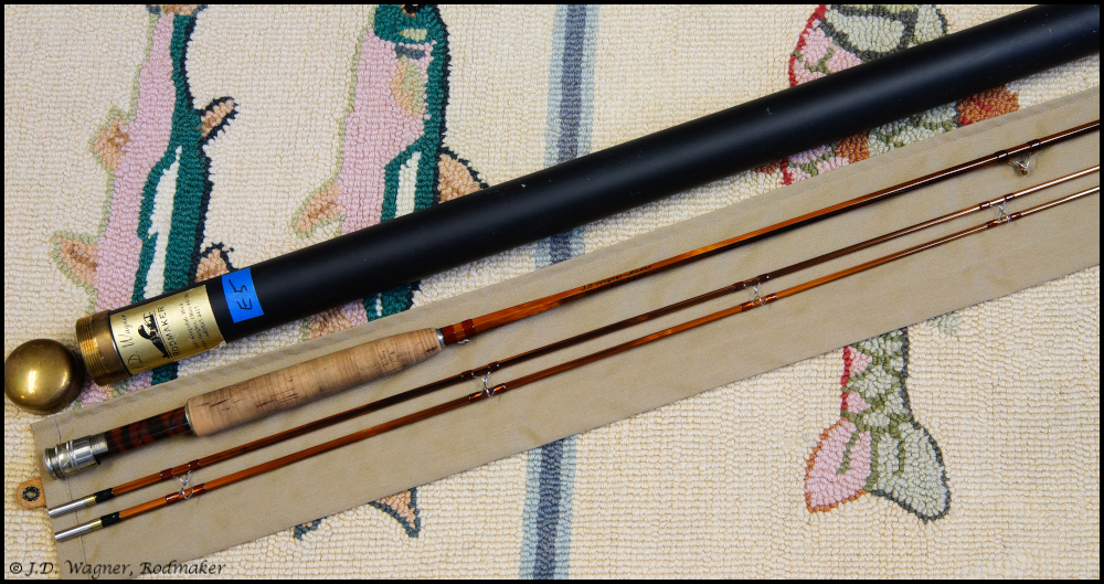 Vintage J.D. Wagner Cane Rod, J.D. Wagner, Rodmaker