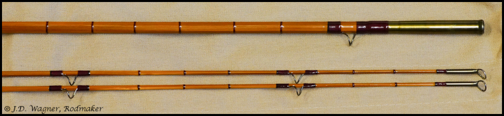 L. J. Downes Cane Rod, J.D. Wagner, Agent