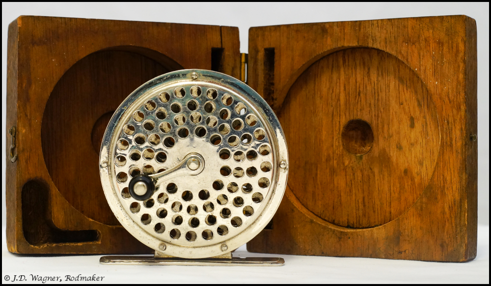 Vintage Orvis 1874 Fly Reel, J.D. Wagner, Agent