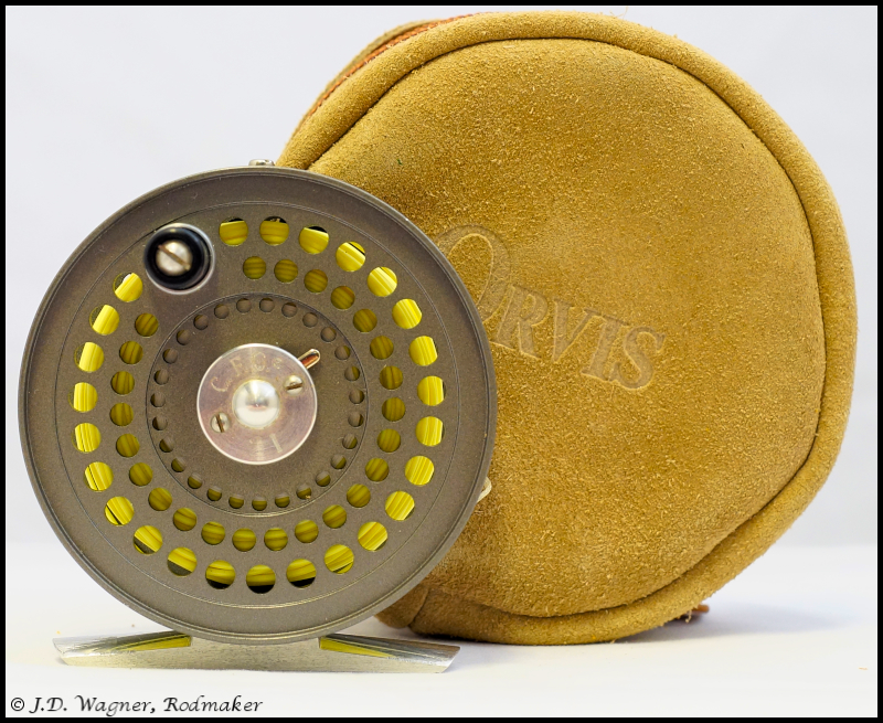 Vintage Orvis CFO I Reel, J.D. Wagner, Agent