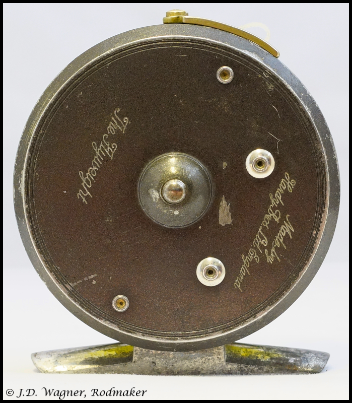 Vintage Hardy Flyweight Reel, J.D. Wagner, Agent