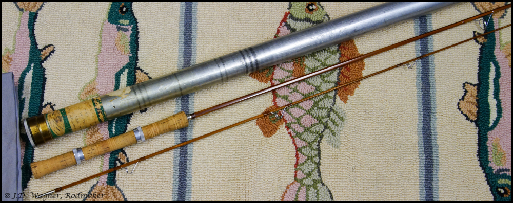 Vintage Orvis Superlite Action Spinning Rod, J.D. Wagner, Agent