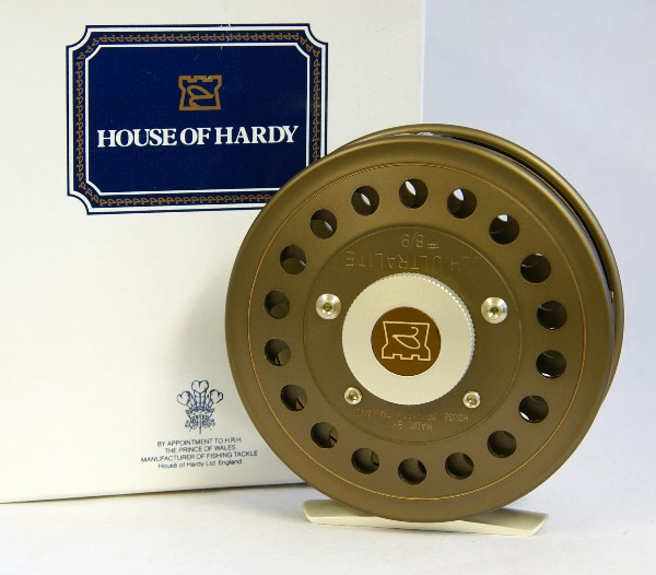 Vintage Hardy Golden Ultralite Reel size 8/9~ J.D. Wagner, Agent