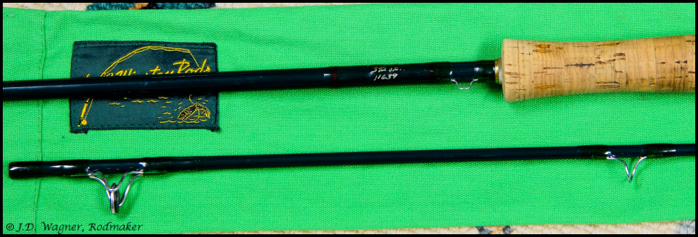 Vintage Winston Graphite Rod, J.D. Wagner, agent