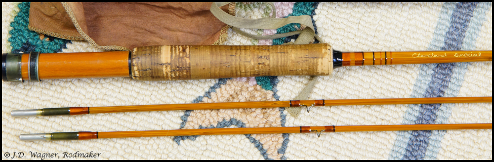 Vintage Cleveland Special Fly Rod, J.D. Wagner, Agent