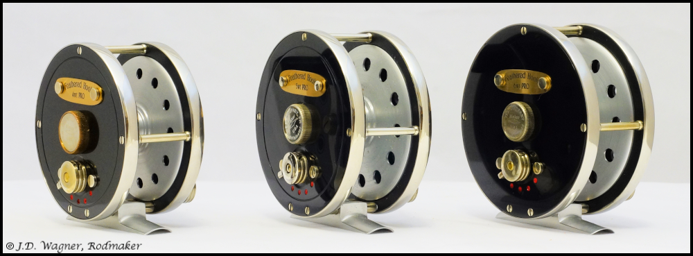 Godfrey Brown Trout prototype reel set, J.D. Wagner, Agent