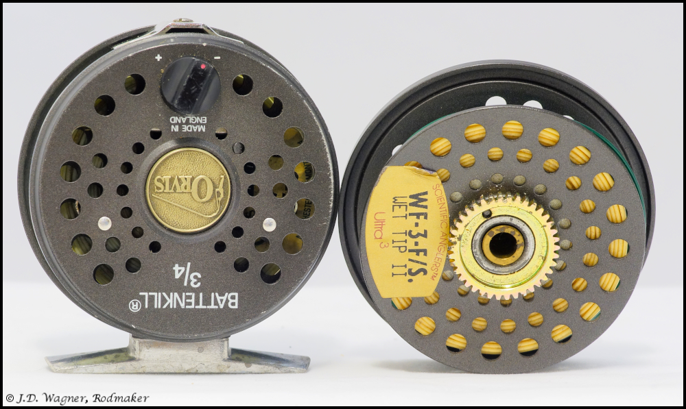 Vintage Orvis Reel, J.D. Wagner, Agent