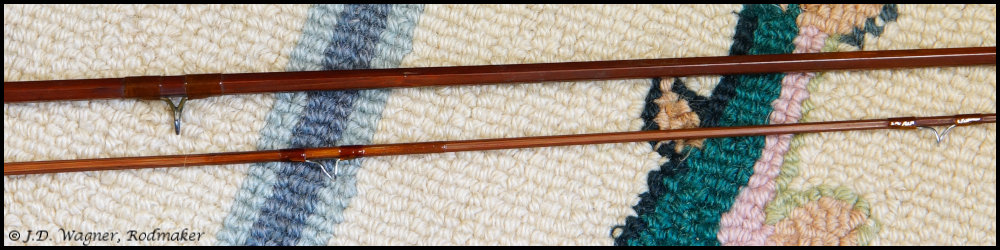 Vintage Orvis Bamboo Rod, J.D.Wagner, Agent