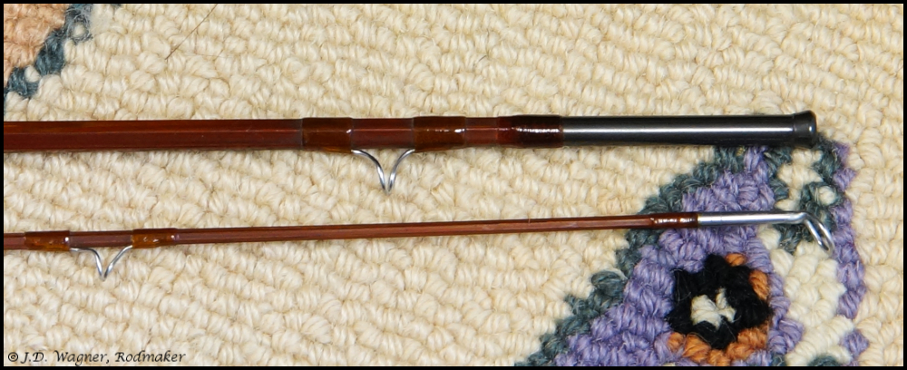 Vintage Orvis Bamboo Rod, J.D.Wagner, Agent