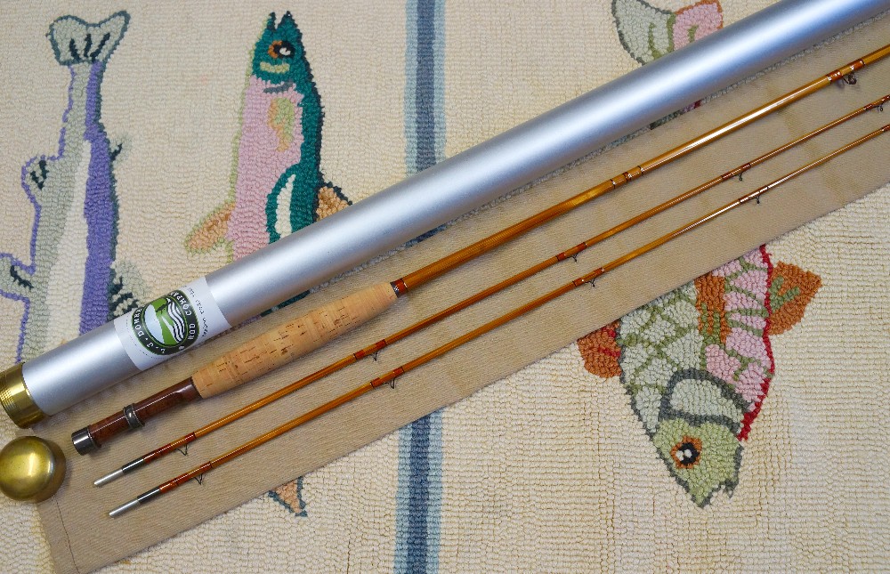 Details about   VINTAGE GRAMPUS SPLIT CANE BAMBOO FLY FISHING ROD&SOME FISHING GEARS WITH BOX. 