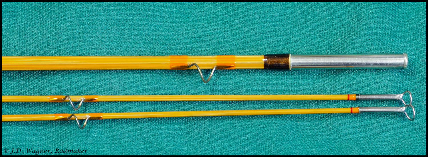 Vintage J.D. Wagner Cane Rod, J.D. Wagner, Agent