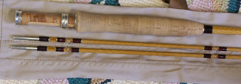 Vintage Orvis Adirondack Bamboo Rod, J. D. Wagner, Agent