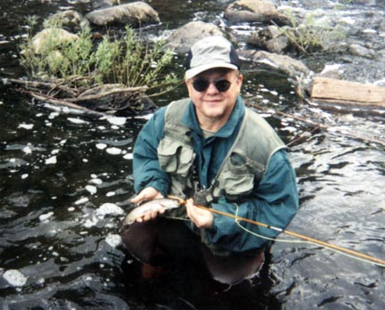 Paul on the Au Sable