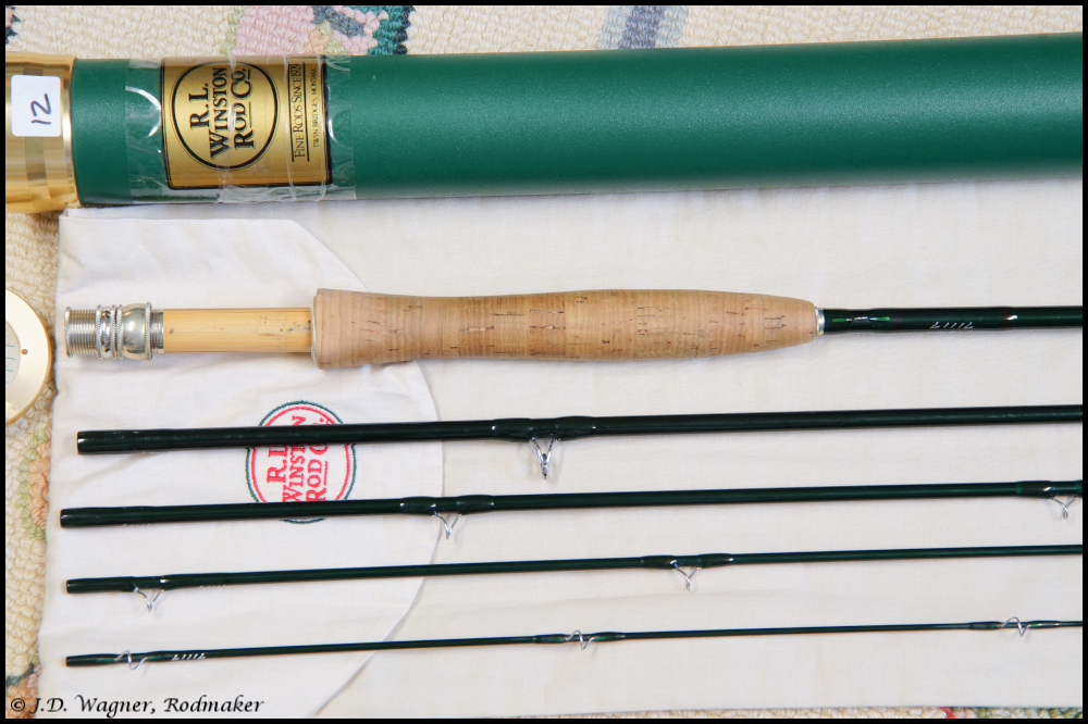 Vintage Winston Graphite Rod, J.D. Wagner, Agent