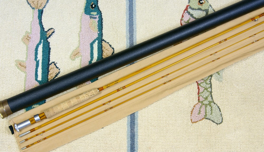 Ted Simroe bamboo rod, J.D. Wagner, Agent