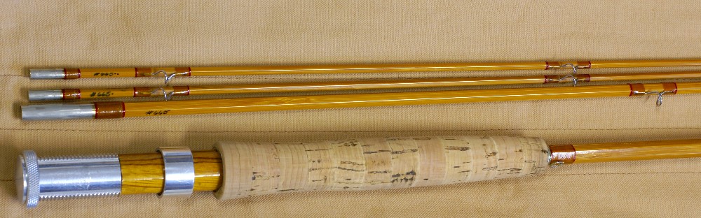 Ted Simroe bamboo rod, J.D. Wagner, Agent