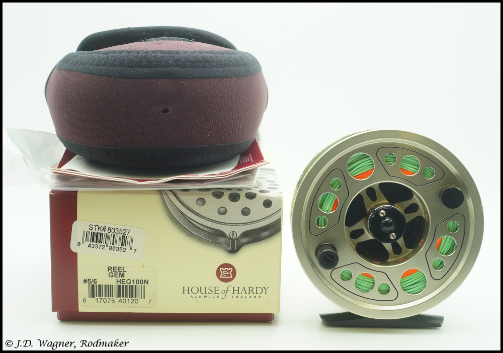 Vintage Hardy Reel, J.D. Wagner, Agent