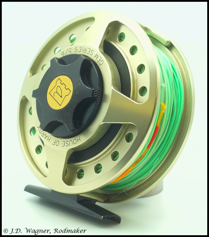 Vintage Hardy Reel, J.D. Wagner, Agent