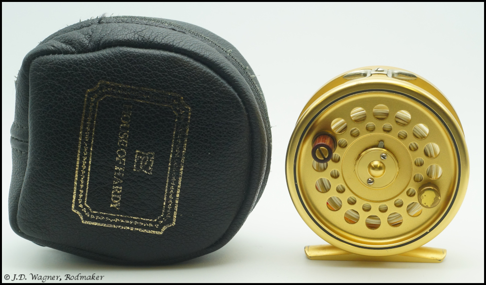 Vintage Hardy Reel, J.D. Wagner, Agent