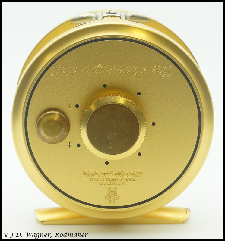 Vintage Hardy Reel, J.D. Wagner, Agent