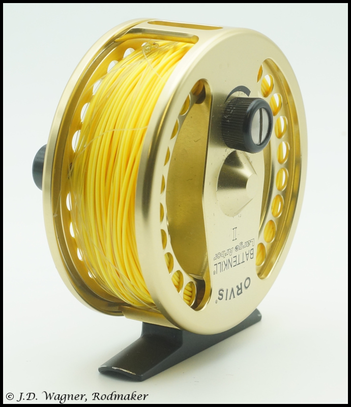 Vintage Orvis Reel, J.D. Wagner, Agent