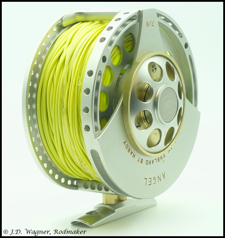 Vintage Hardy Reel, J.D. Wagner, Agent