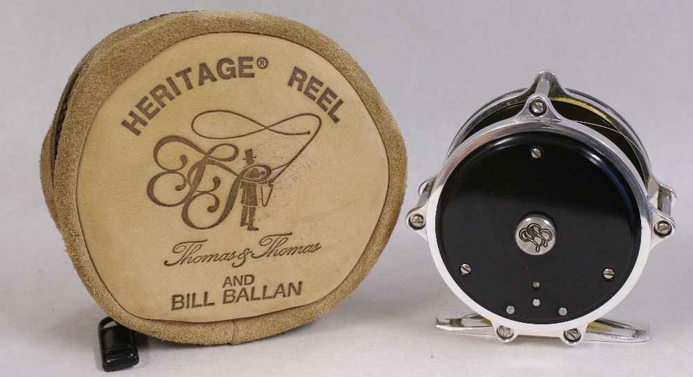 Vintage Thomas and Thomas Fly Reel, J.D. Wagner, Agent