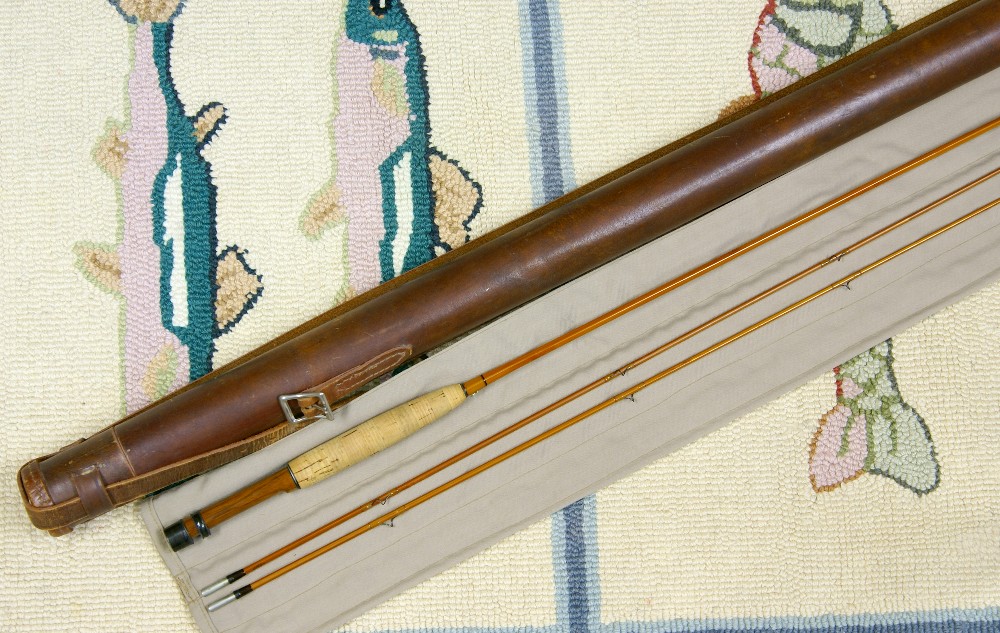 Vintage Thomas and Thomas cane rod, J.D. Wagner, Agent