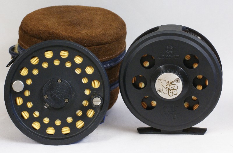 Vintage Thomas and Thomas Ross Fly Reel, J.D. Wagner, Agent