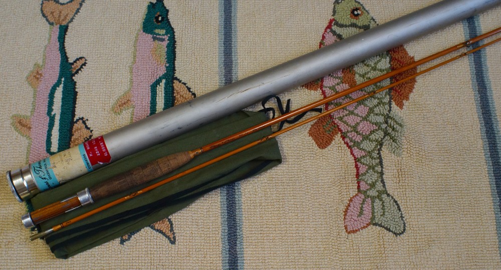 Vintage Thomas and Thomas Bamboo Rod, J.D. Wagner, Agent