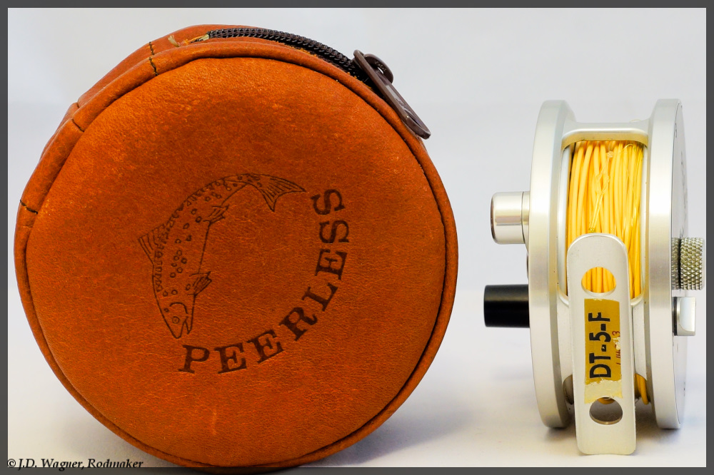 Vintage Peerless Model 2A Reel, J.D. Wagner, Agent