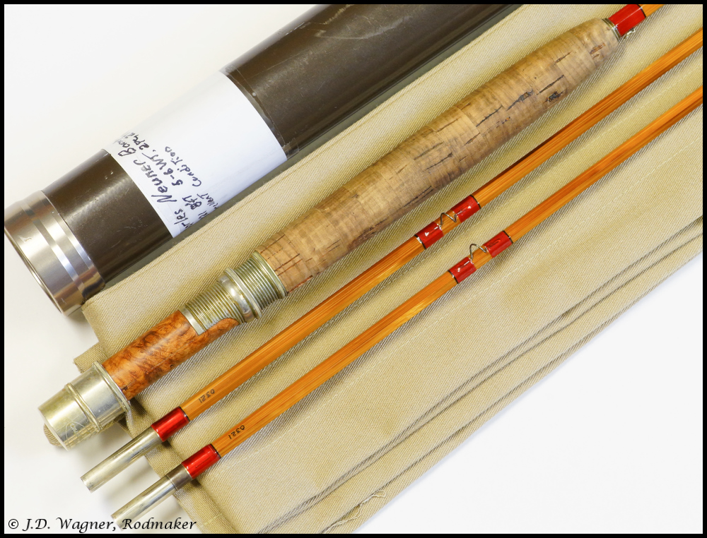 Vintage Neuner Flyrod, J.D. Wagner, Agent